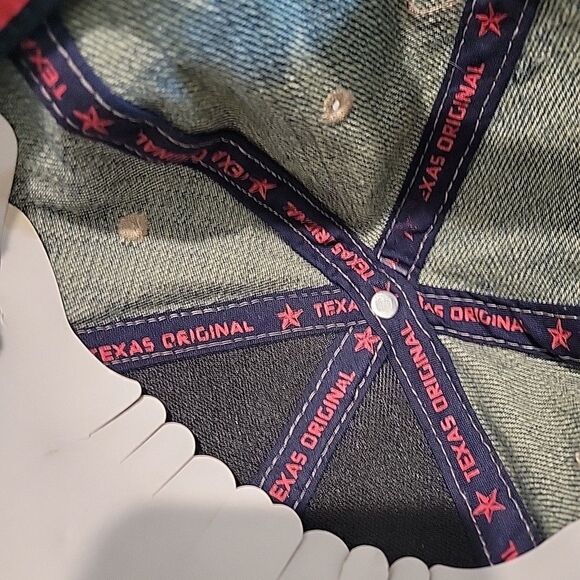 "Dont Mess With Texas" Hat Cap Strap Back Texas Flag Embroidered Slogan Unisex - Picture 6 of 7